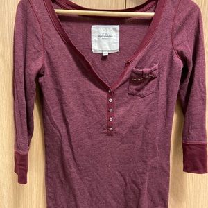 Abercrombie 3/4 shirt